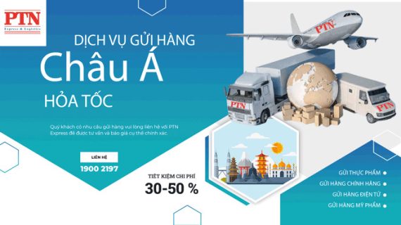 tổng quát việc gửi hàng ở châu Á